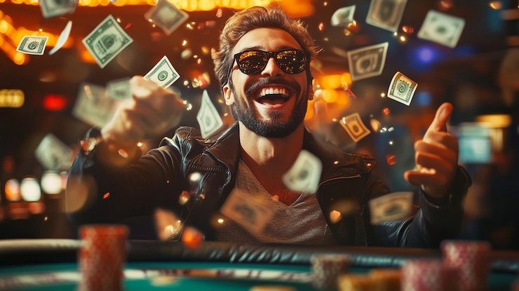 Pengguna memeriksa detail pembayaran mobile